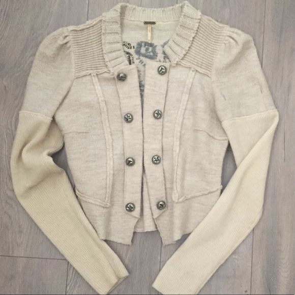 cream short jacket